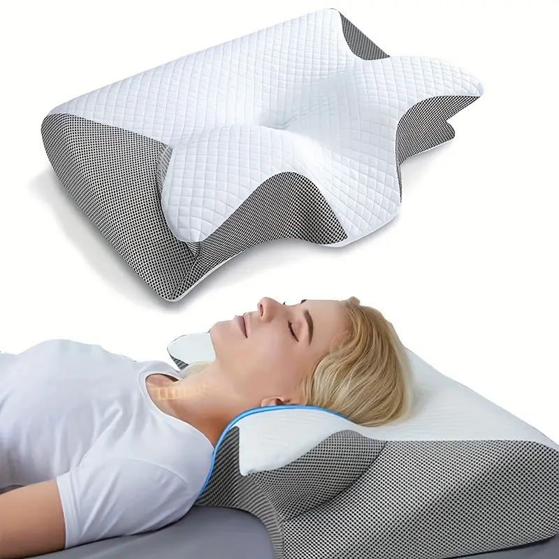 Butterfly Memory Foam Nekkussen met Armleuningen voor Zij- en Rugslapers 6