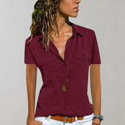 Stijlvolle Damesblouse met Korte Mouwen van BLONDIE