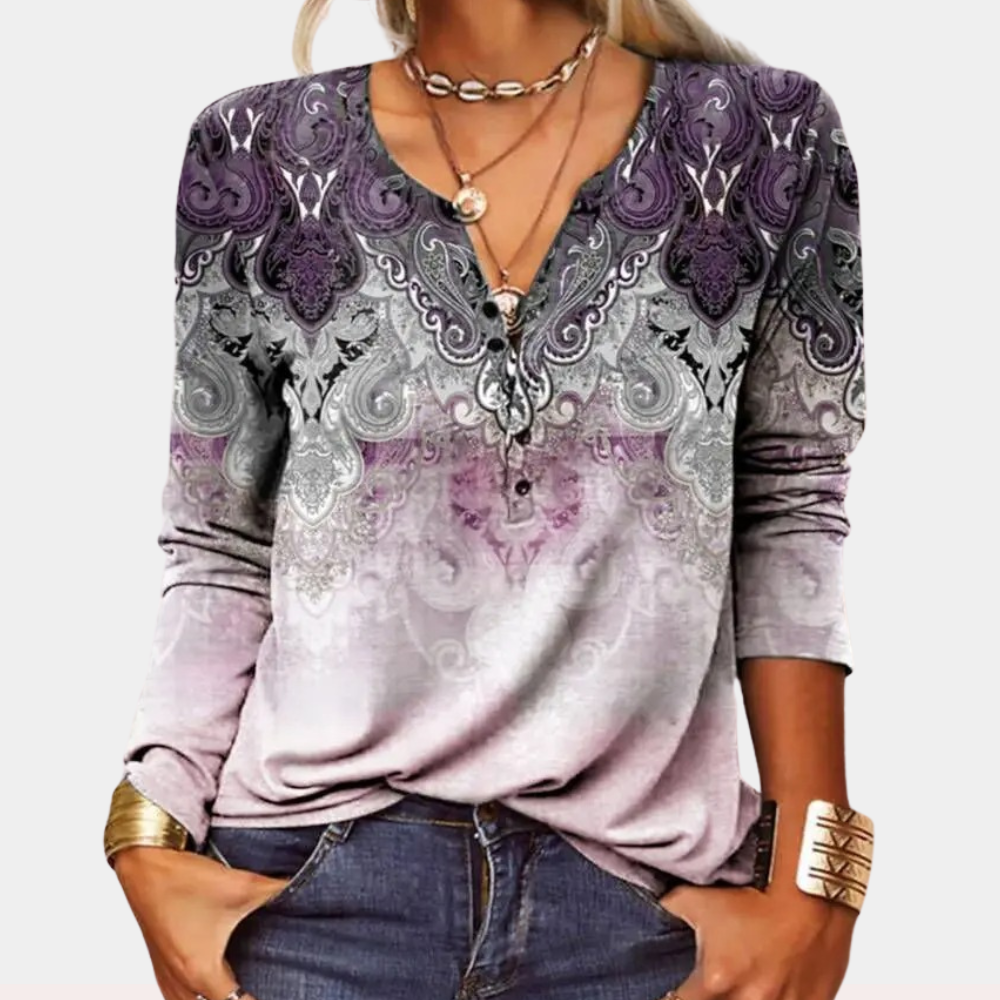 Chique Lichte Zomerblouse voor Vrouwen met Ademend Design