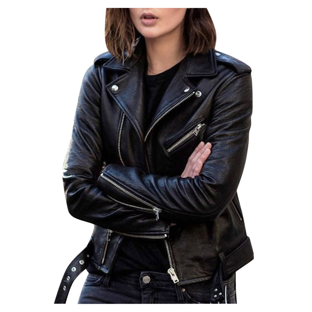 Casual bikerjack voor dames | Met rits 1
