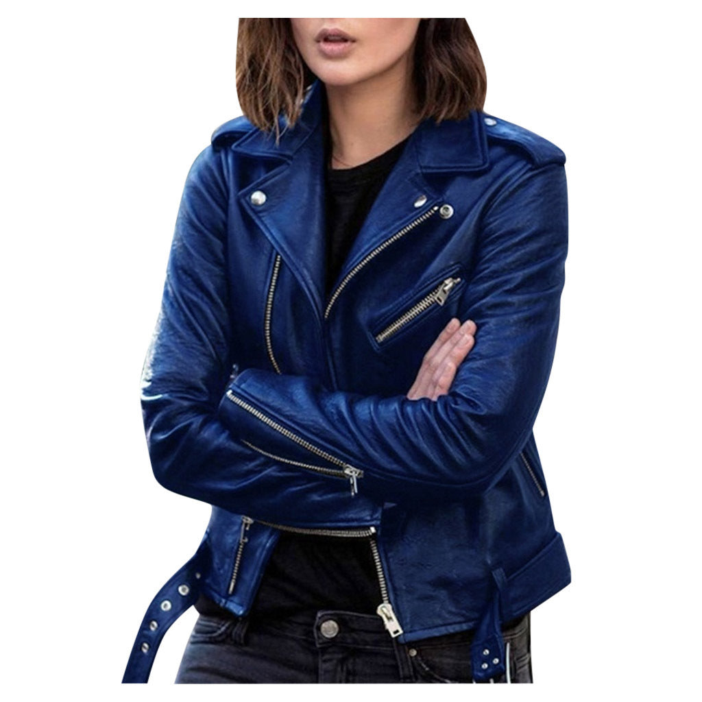 Casual bikerjack voor dames | Met rits 2