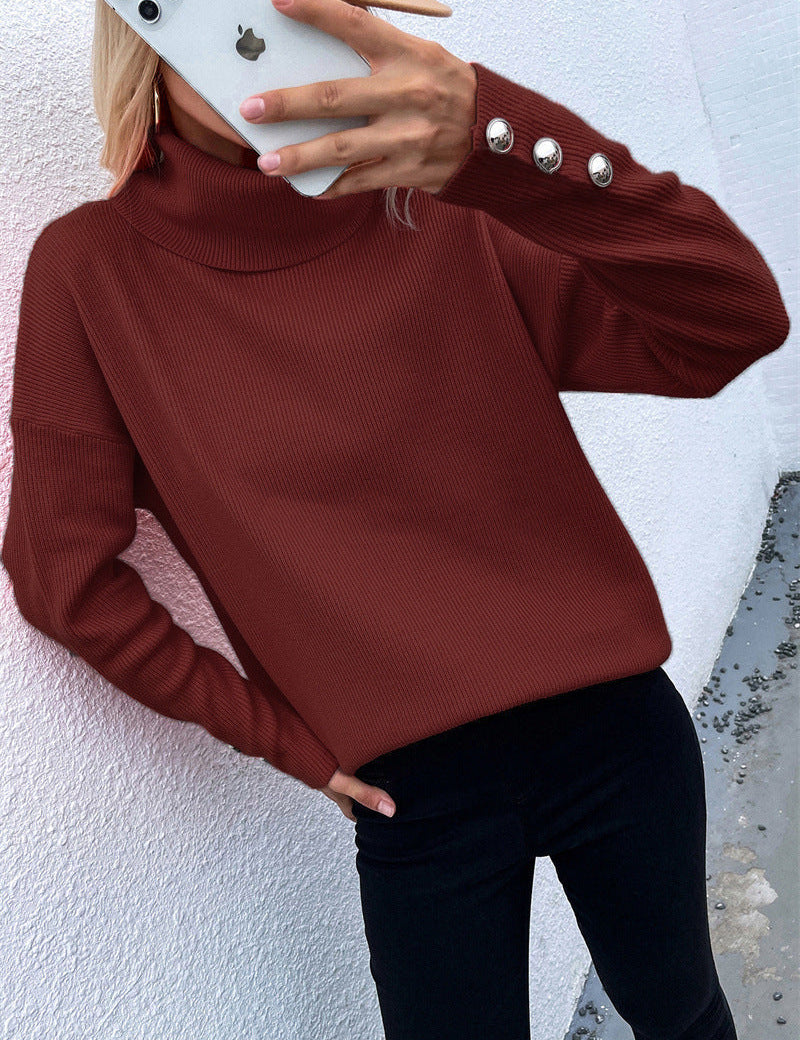 Casual coltrui voor dames | Met knoopmanchetten 6