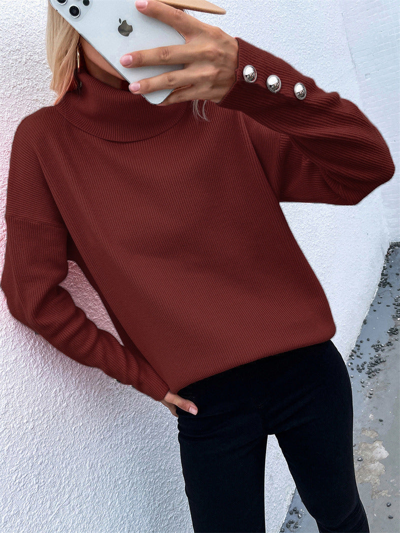 Casual coltrui voor dames | Met knoopmanchetten 6