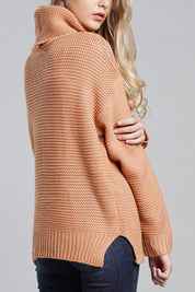 Casual grof gebreide truien voor dames | coltrui 2