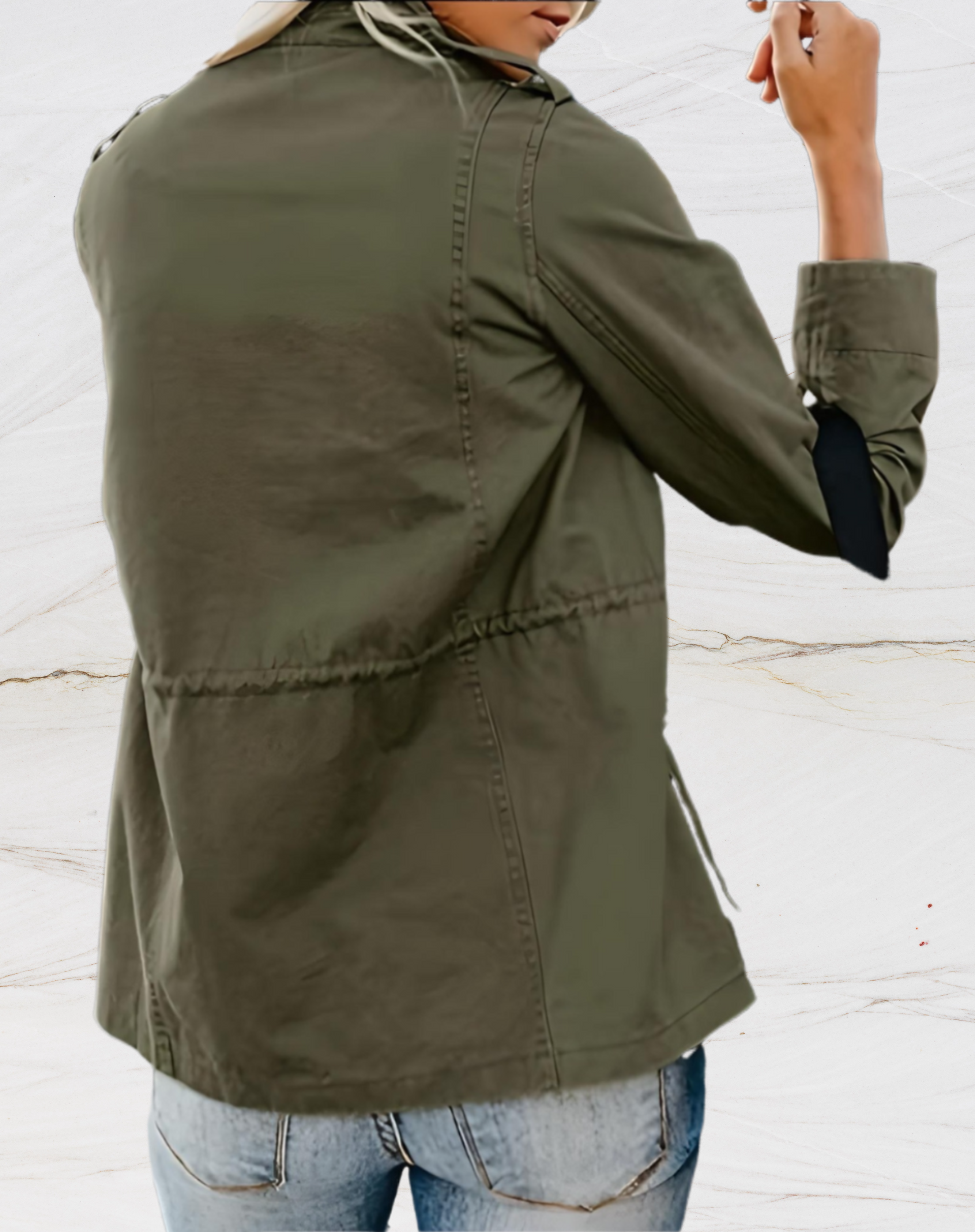 Casual overgangsjas voor dames | met zakken 2