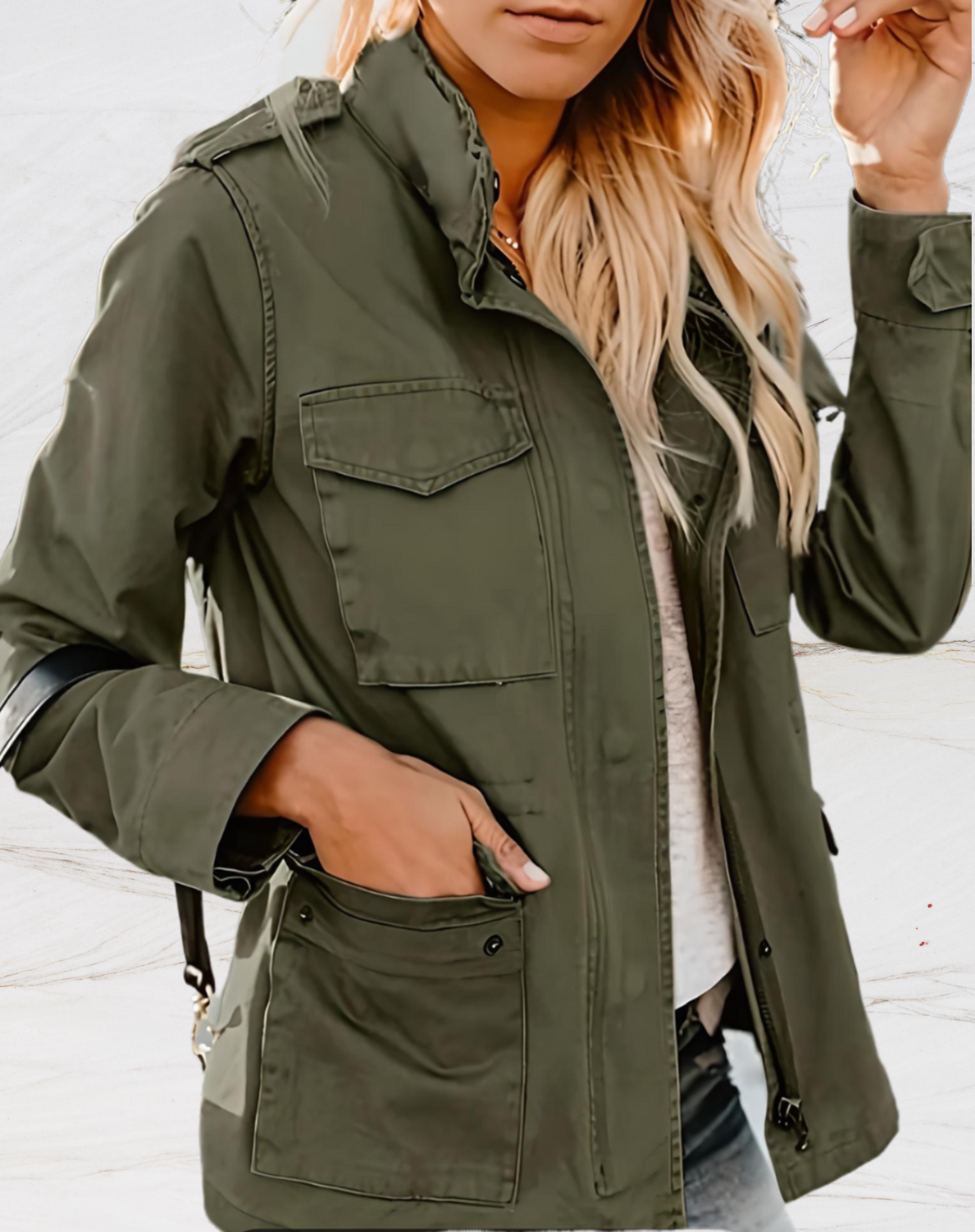 Casual overgangsjas voor dames | met zakken 3