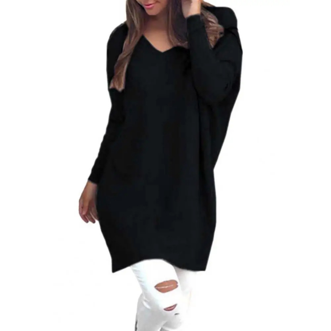 Casual oversized V-hals trui voor dames | Comfortabel 2