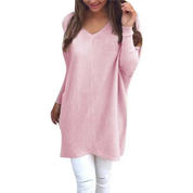 Casual oversized V-hals trui voor dames | Comfortabel 3