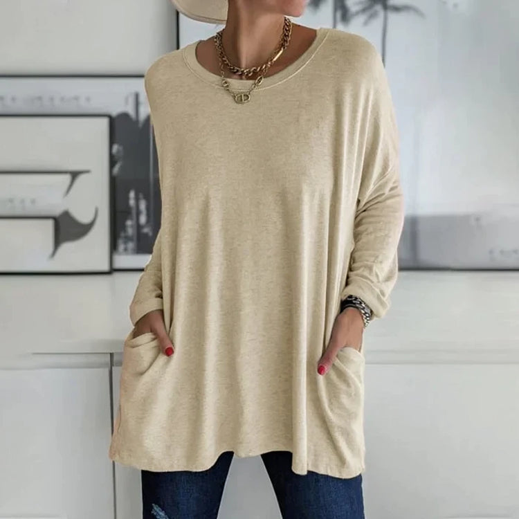 Casual oversized trui voor dames | Ronde hals 1