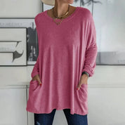 Casual oversized trui voor dames | Ronde hals 10
