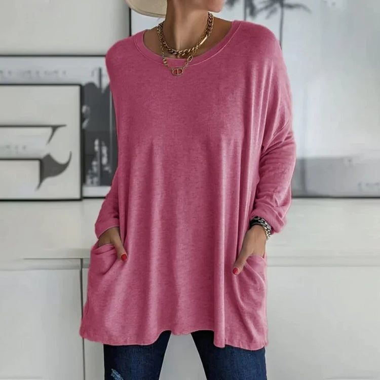 Casual oversized trui voor dames | Ronde hals 10