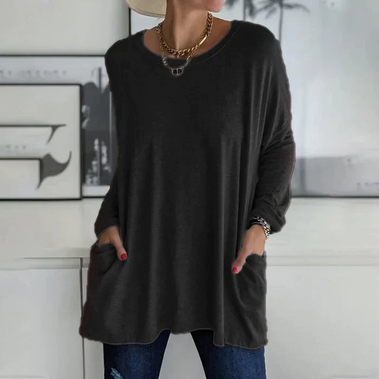 Casual oversized trui voor dames | Ronde hals 11