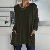 Casual oversized trui voor dames | Ronde hals 3