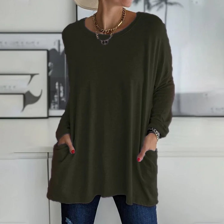 Casual oversized trui voor dames | Ronde hals 3