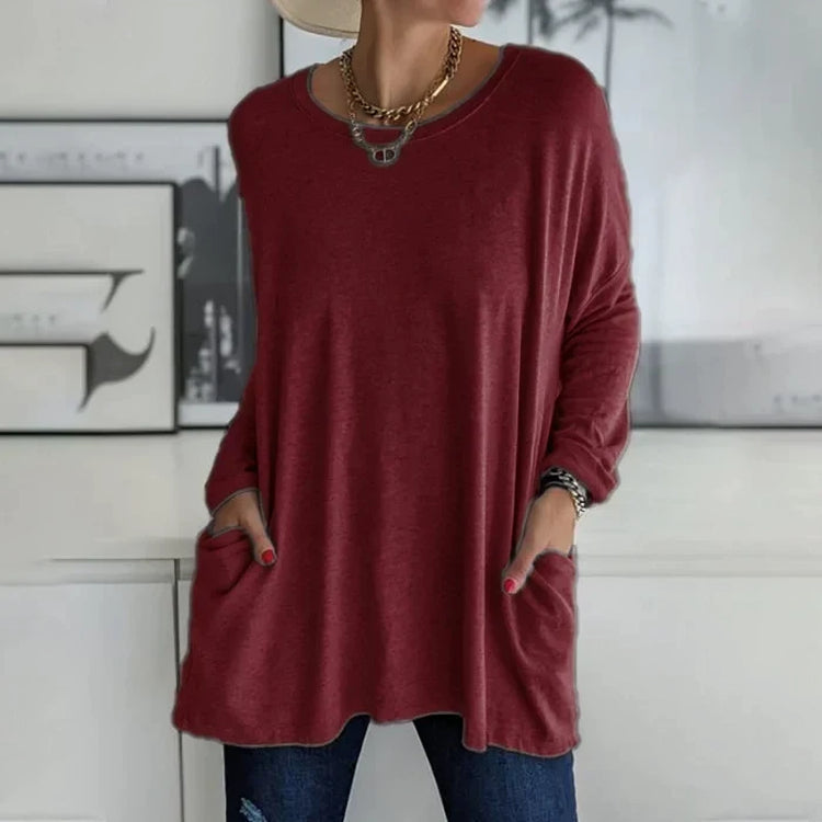 Casual oversized trui voor dames | Ronde hals 5