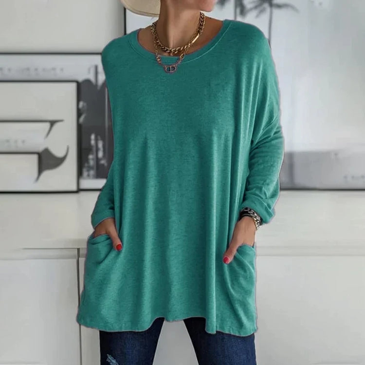 Casual oversized trui voor dames | Ronde hals 6