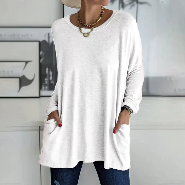 Casual oversized trui voor dames | Ronde hals 8