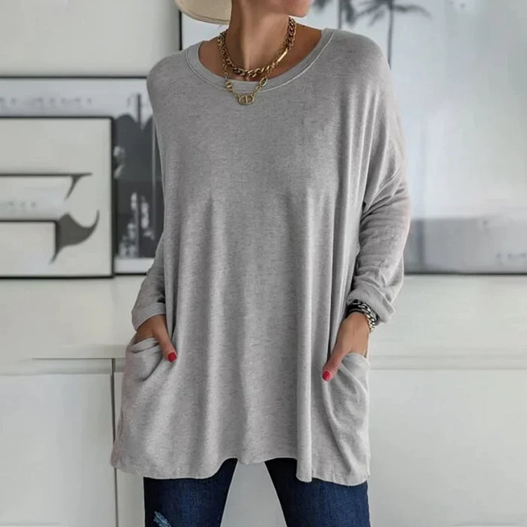 Casual oversized trui voor dames | Ronde hals 9