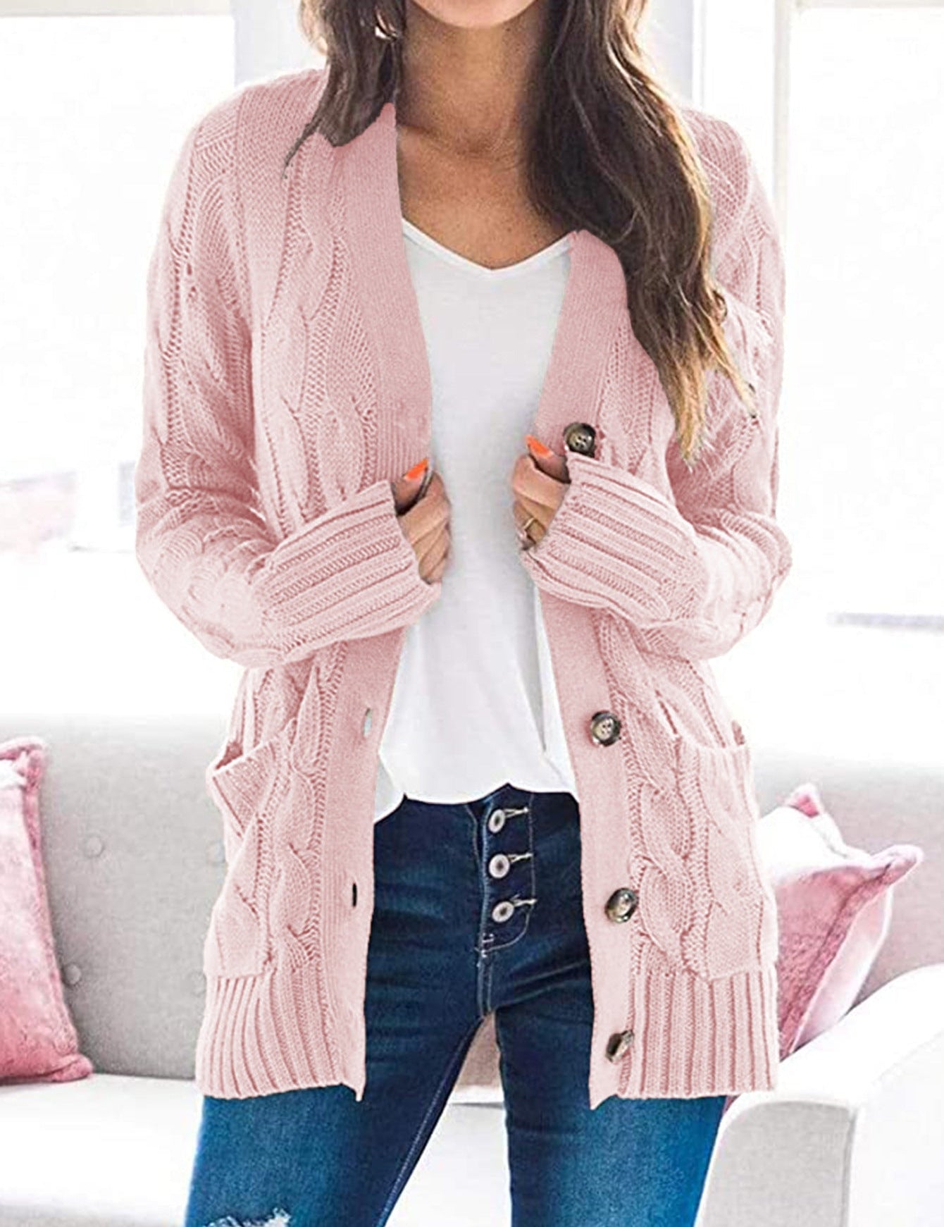 Casual vest voor dames | Lange mouw 1