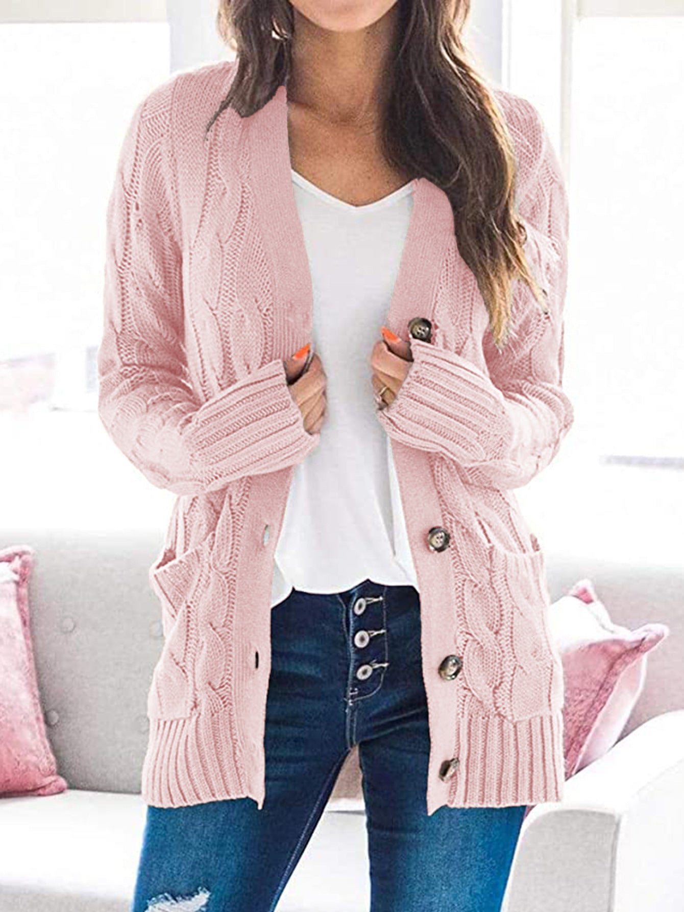 Casual vest voor dames | Lange mouw 1