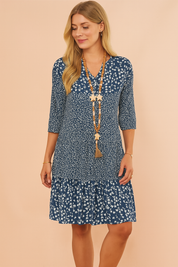 Celeste elegante en comfortabele damesjurk 0
