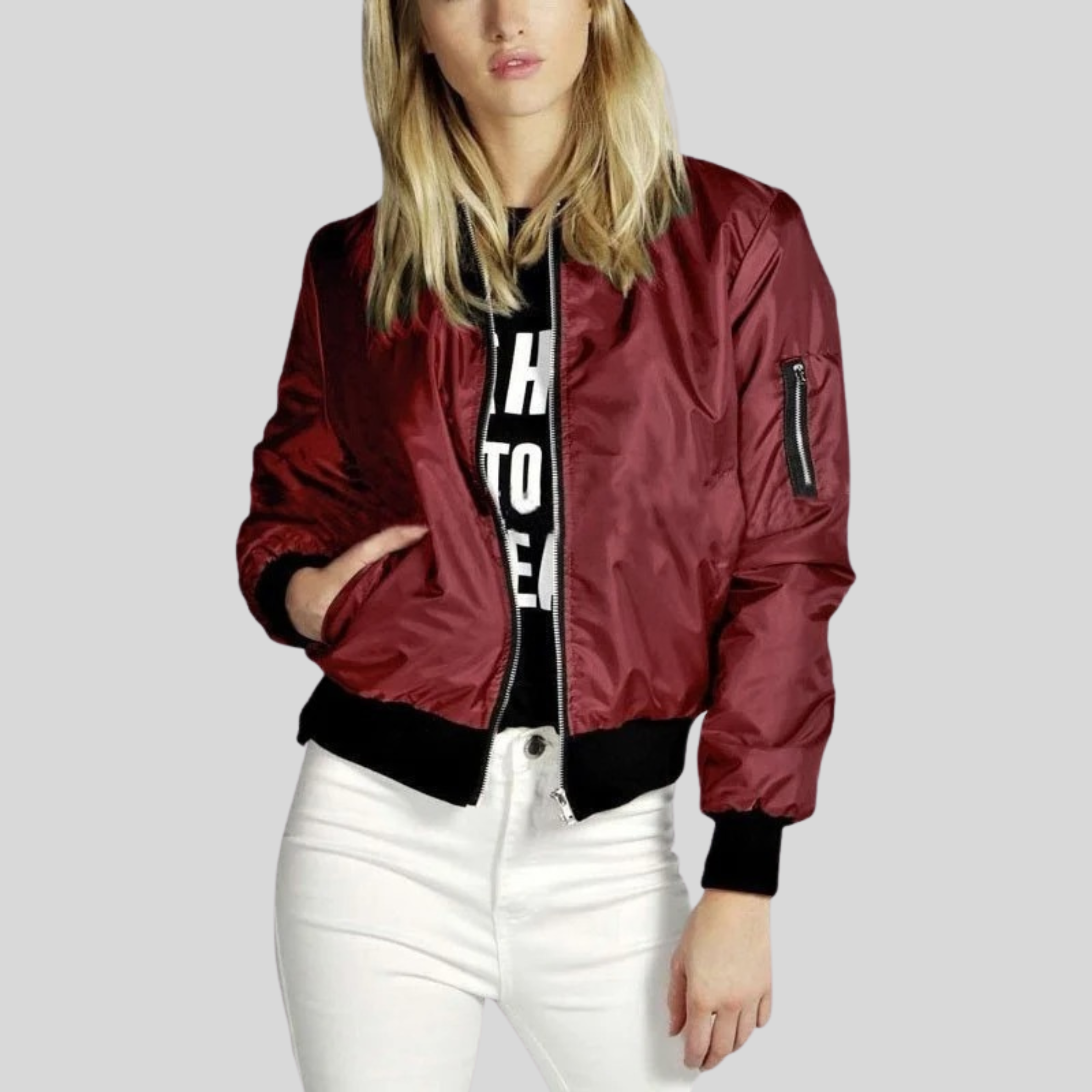 Dames bomberjack | Lange mouwen 1