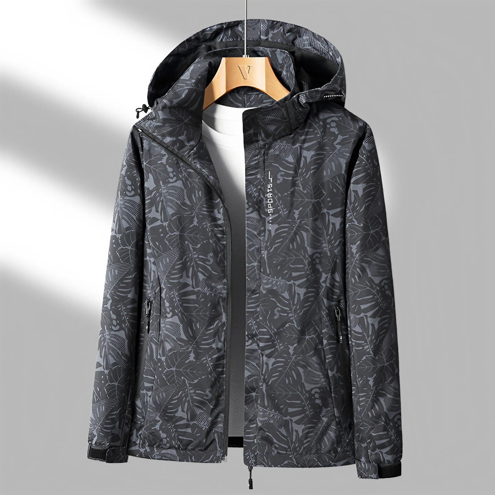 Dames capuchonjack met rits | Waterdicht 2