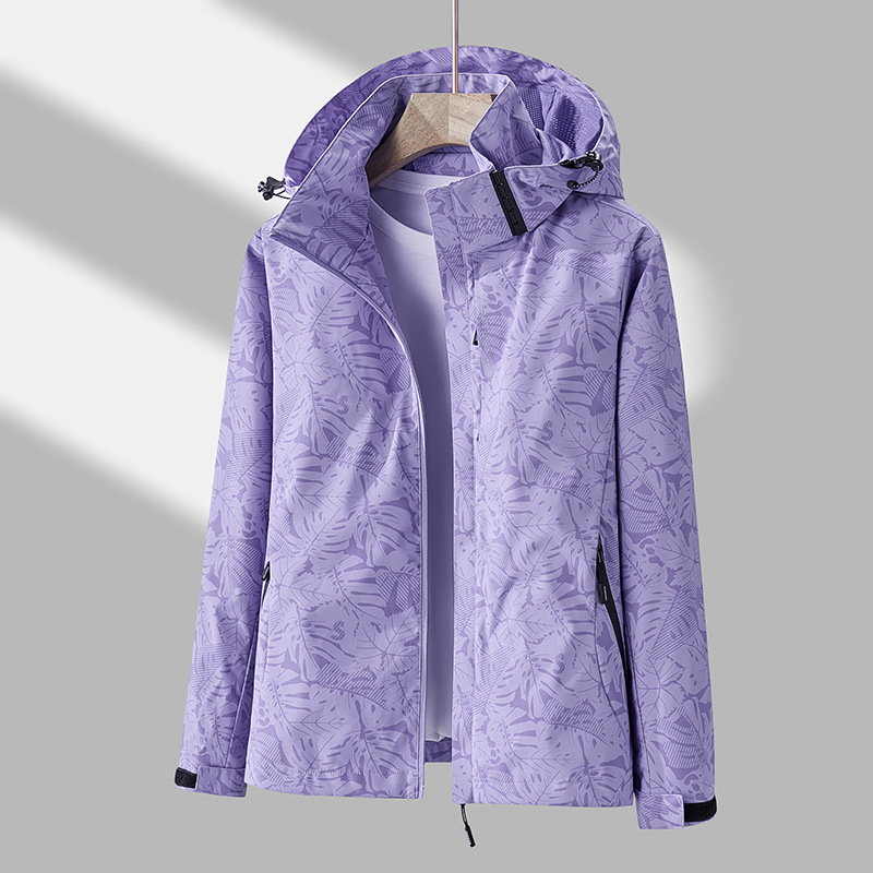 Dames capuchonjack met rits | Waterdicht 4