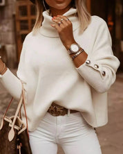 Dames coltrui met knoopjes aan de mouwen | Casual 1
