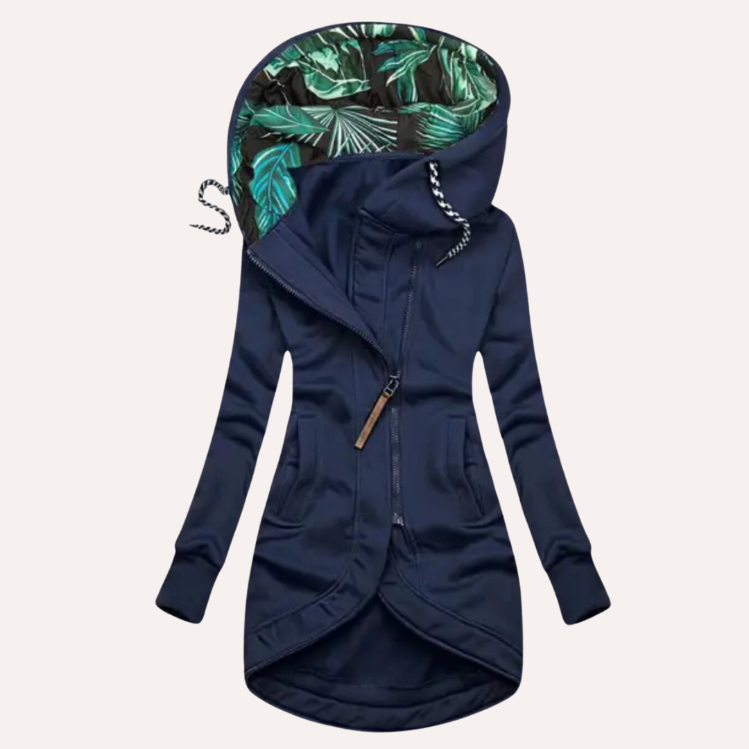 Dames fleecejack met capuchon | Elegant 0