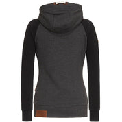 Dames gebreide hoodie met rits | Lange mouwen 1