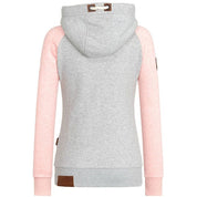 Dames gebreide hoodie met rits | Lange mouwen 2
