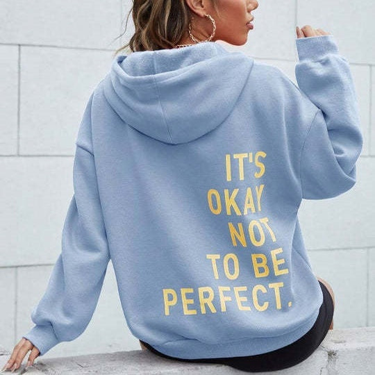Dames hoodie met print | Lange mouwen 1