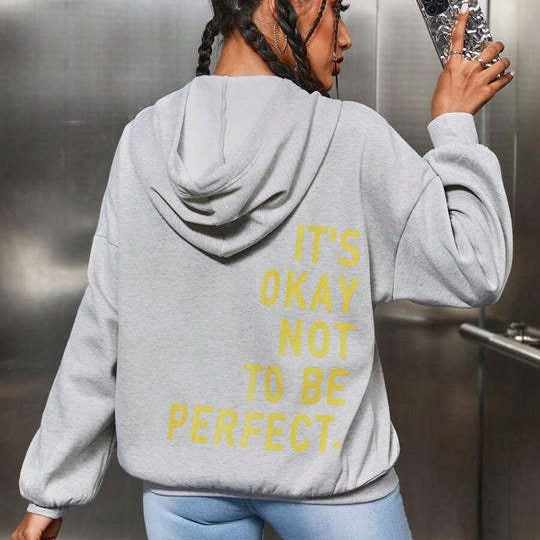 Dames hoodie met print | Lange mouwen 2