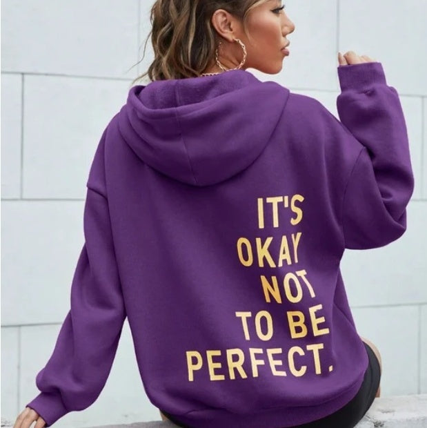 Dames hoodie met print | Lange mouwen 4