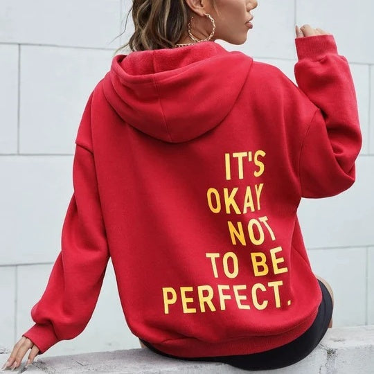 Dames hoodie met print | Lange mouwen 5