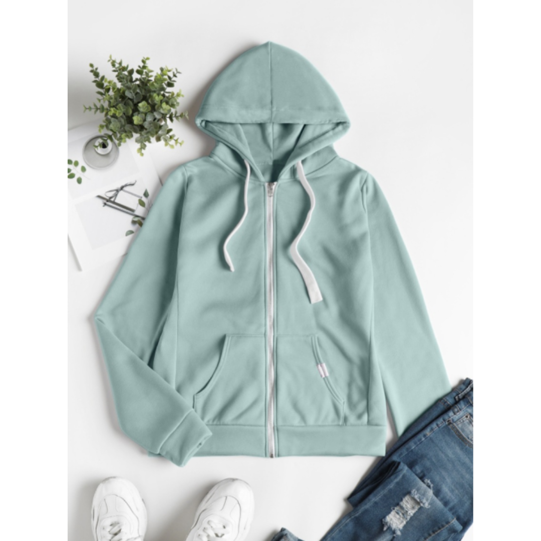 Dames hoodie met rits | Winter 0