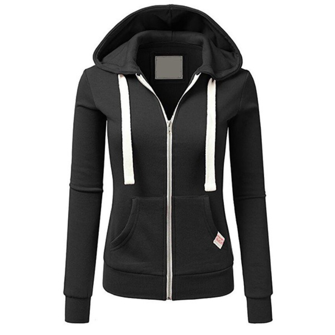 Dames hoodie met rits | Winter 3