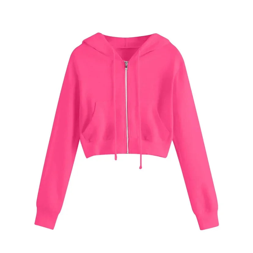 Dames korte wintertrui | Met capuchon 1