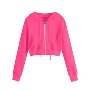 Dames korte wintertrui | Met capuchon 1