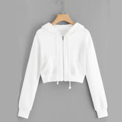 Dames korte wintertrui | Met capuchon 3