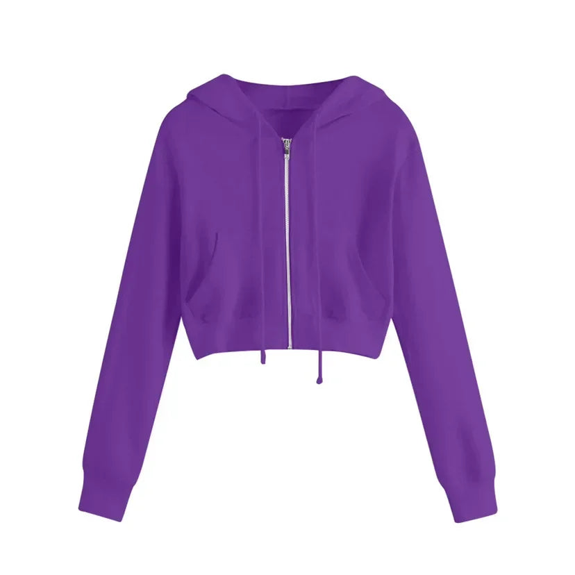 Dames korte wintertrui | Met capuchon 4