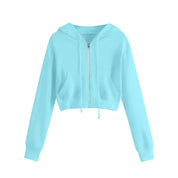 Dames korte wintertrui | Met capuchon 5