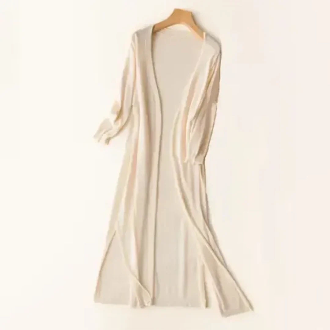 Dames lange, lichte en elegante cardigan | Lange mouwen 1