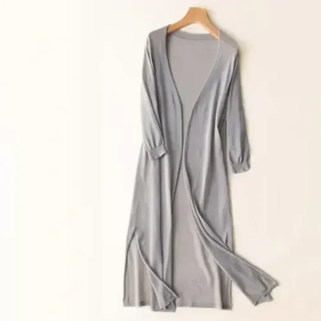 Dames lange, lichte en elegante cardigan | Lange mouwen 5