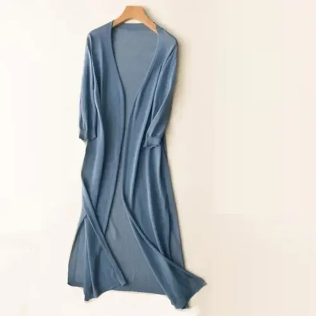 Dames lange, lichte en elegante cardigan | Lange mouwen 6
