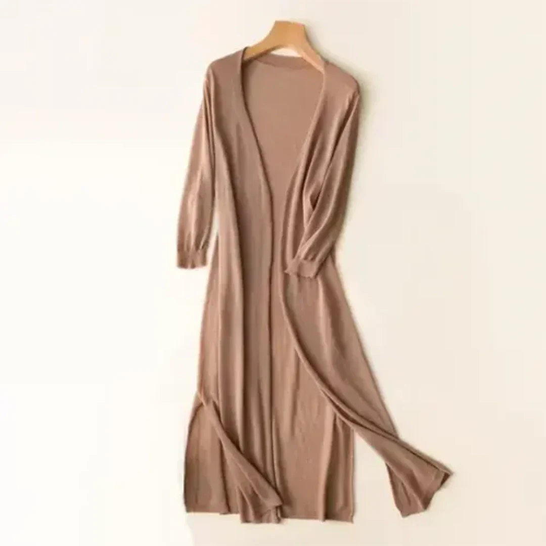 Dames lange, lichte en elegante cardigan | Lange mouwen 7