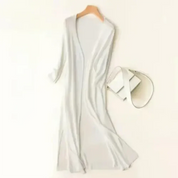 Dames lange, lichte en elegante cardigan | Lange mouwen 8