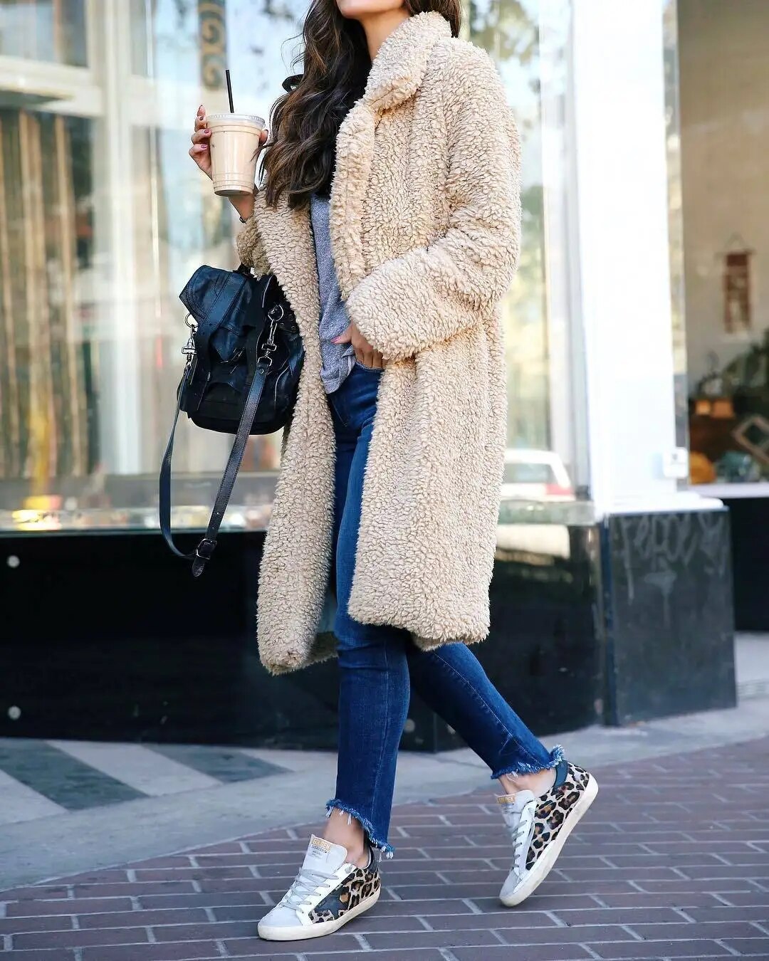 Dames lange fleecejas | Winter 0