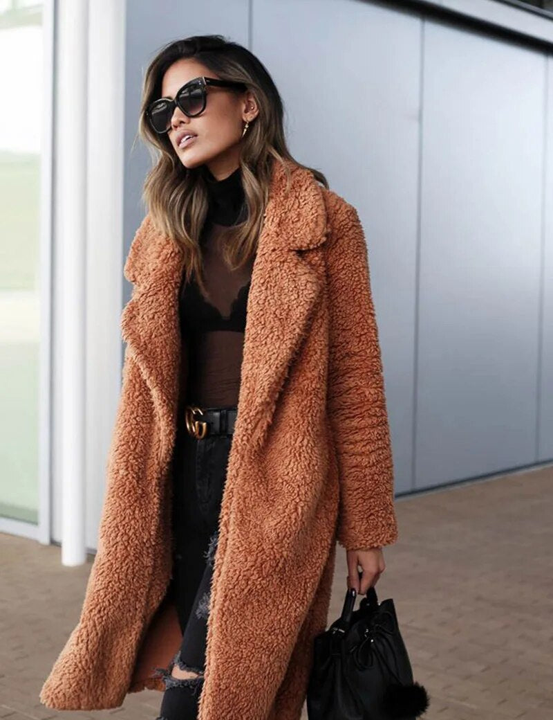 Dames lange fleecejas | Winter 2